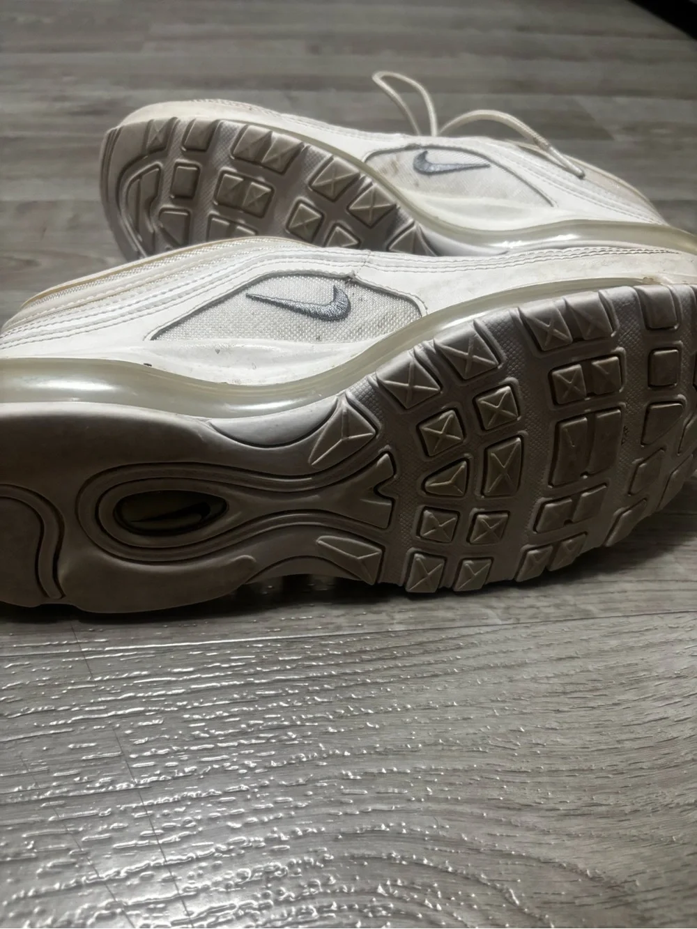 Nike Off-White/Cream Air Max 97 Sneakers